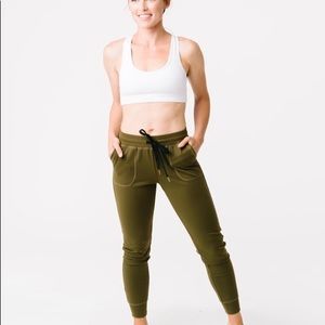 ZyiaActive Olive Unwind Joggers